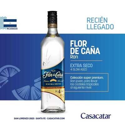 Ron flor de caña blanco x750cc