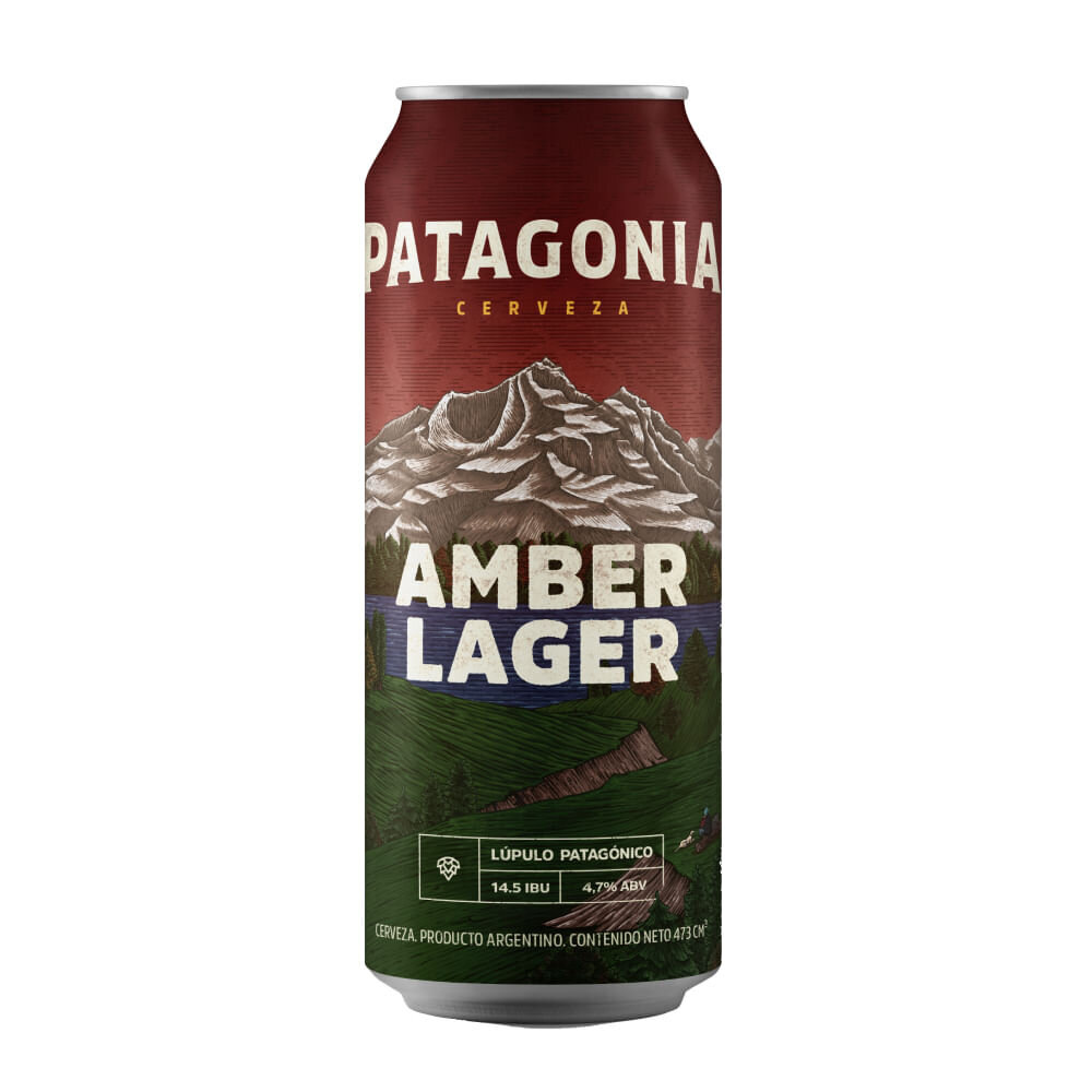 Cerveza  patagonia amber lata x410cc