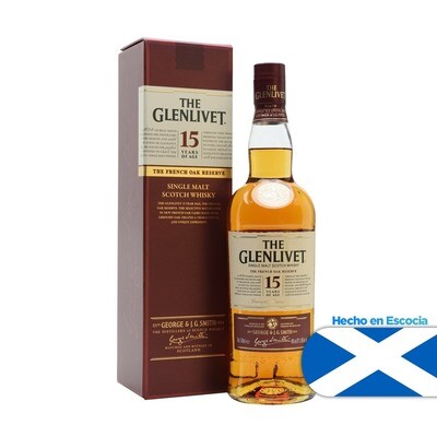 Whisky The glenlivet 15 a x700cc