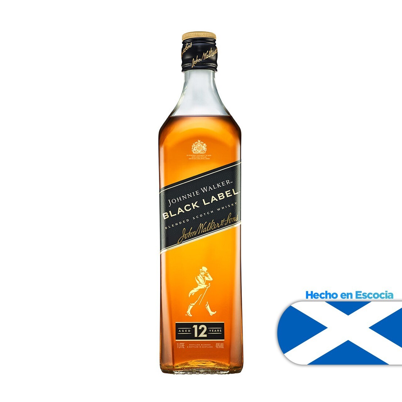 Whisky Johnnie walker black label x1000cc