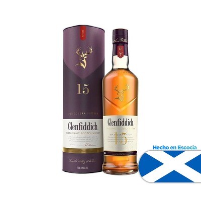 Whisky Glenfiddich 15 a x750cc