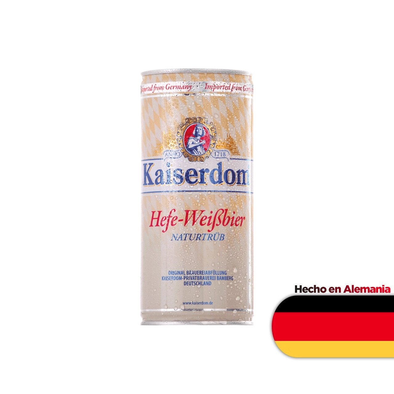 Cerveza Kaiserdom Hefe-Weibbier x1L