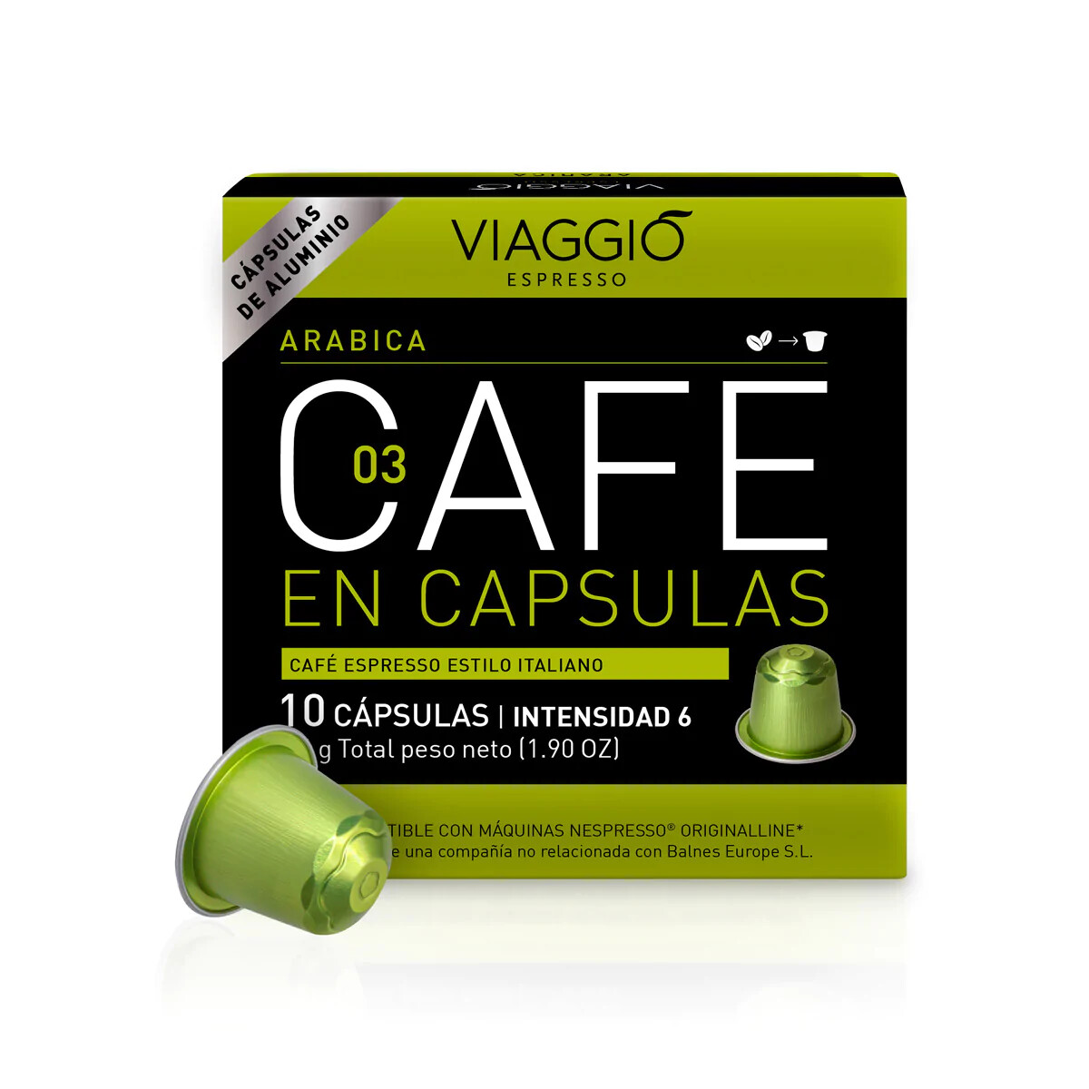 Viaggio Capsula Cafe ARABICA 10x54grs