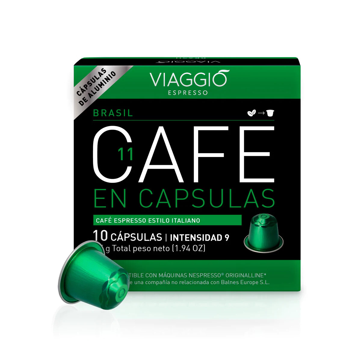 Viaggio Capsula Cafe BRASIL 10x54grs