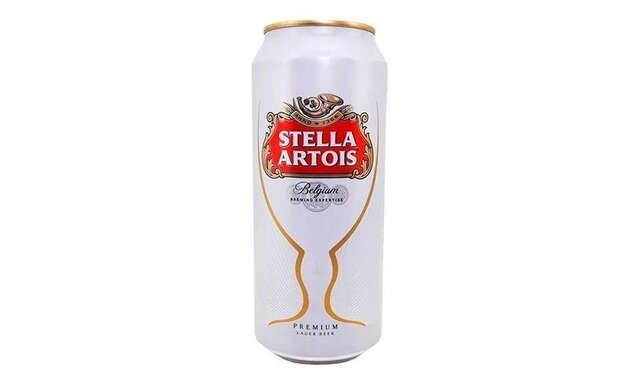 Cerveza Stella Artois Lata x473cc