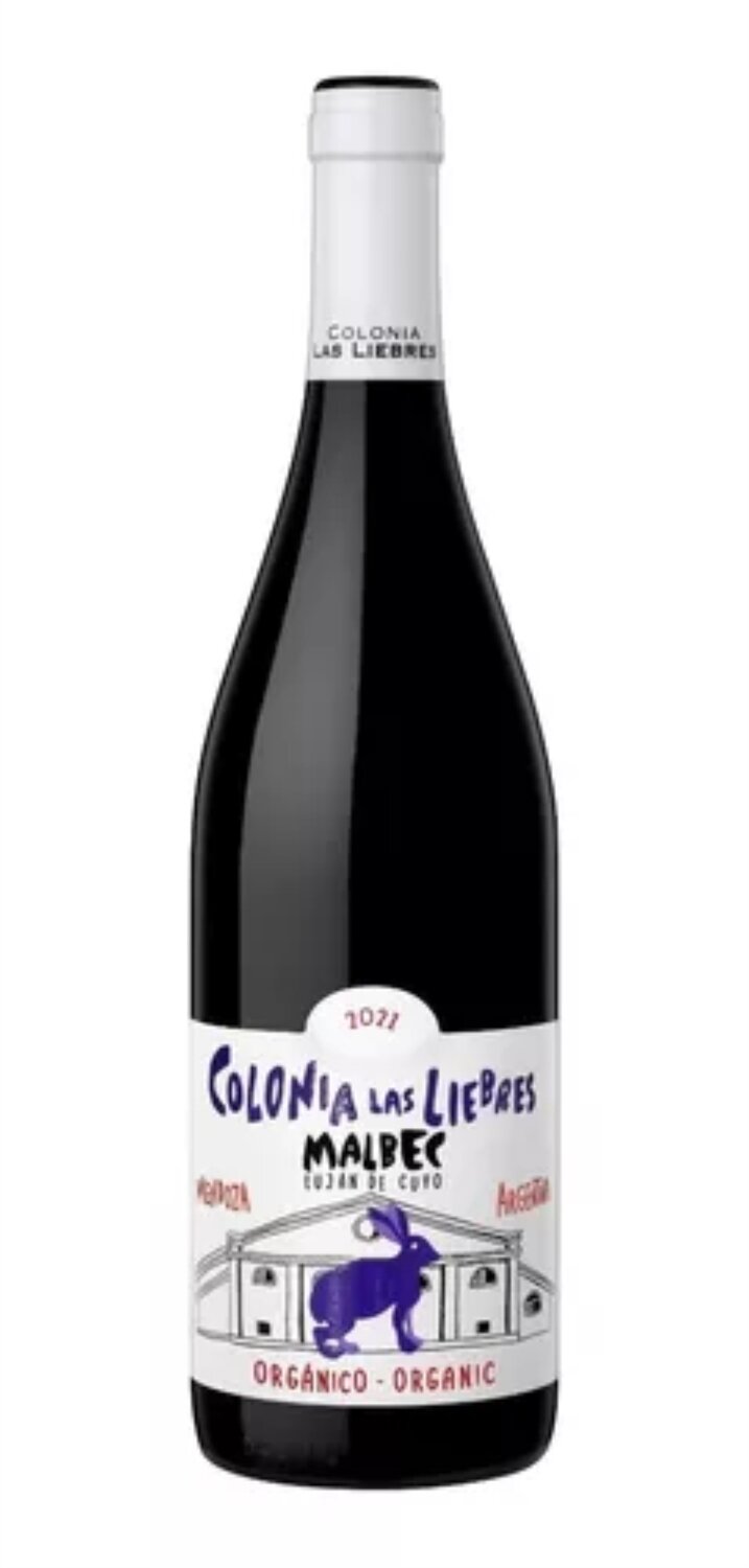 Vino Las Liebres Malbec Organico x750cc