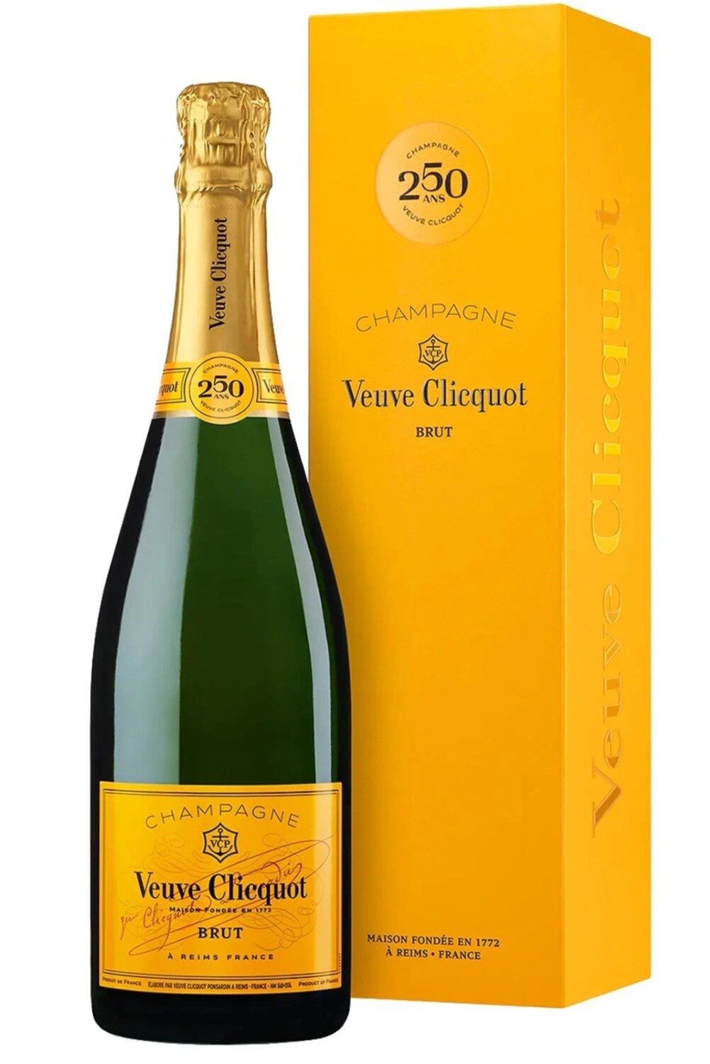 Champagne Vueve Clicquot Brut Eco Yellow Label x750cc