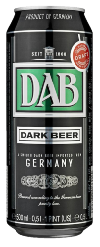 Cerveza DAB Dark Lata x500cc (Alemania)