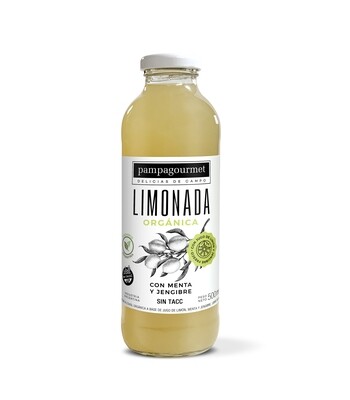 Limonada Organica Jengibre Menta y Miel x500ml