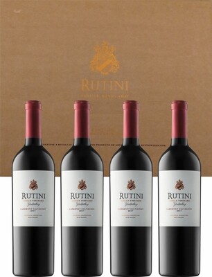 Estuche Rutini Single Vineyard Gualtallary Cabernet 4x750cc