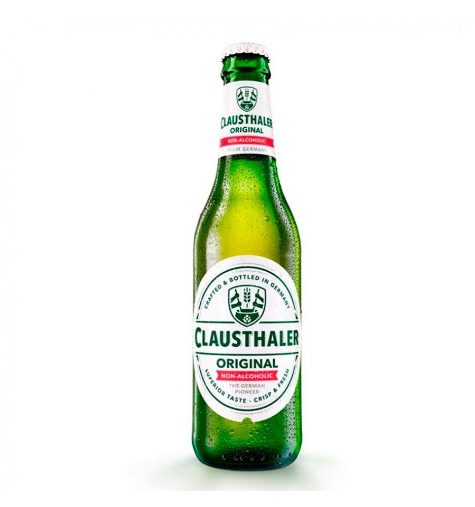 Cerveza Clausthaler S/ALC. x330cc (Alemania)