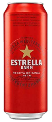 Cerveza Estrella Damm Lata x500cc (España)
