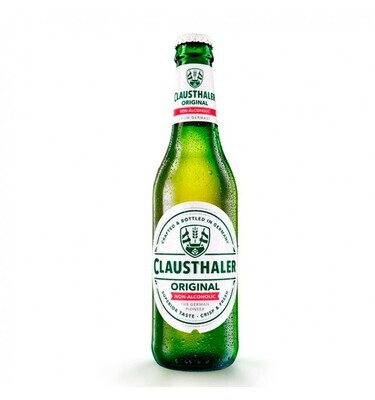 Cerveza Clausthaler S/ALC. x330cc (Alemania)