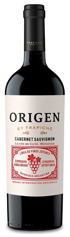 Vino Trapiche origen cabernet x750cc