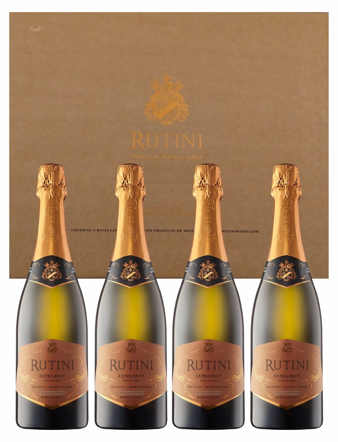 Estuche Rutini Extra Brut x4u