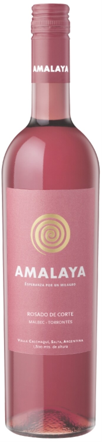 Vino Amalaya rosado corte x750cc