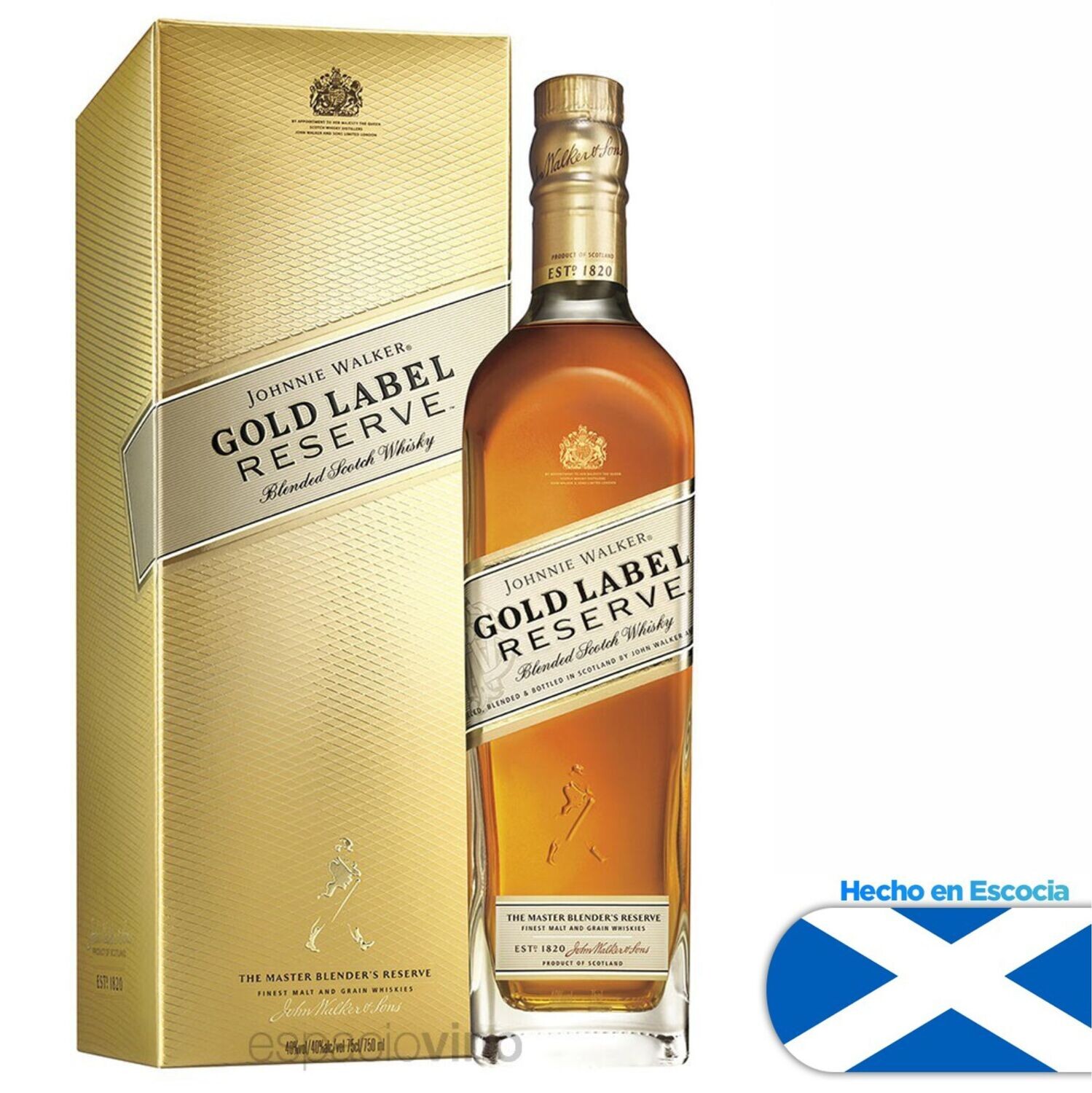 Whisky Johnnie Walker Gold Label x750cc