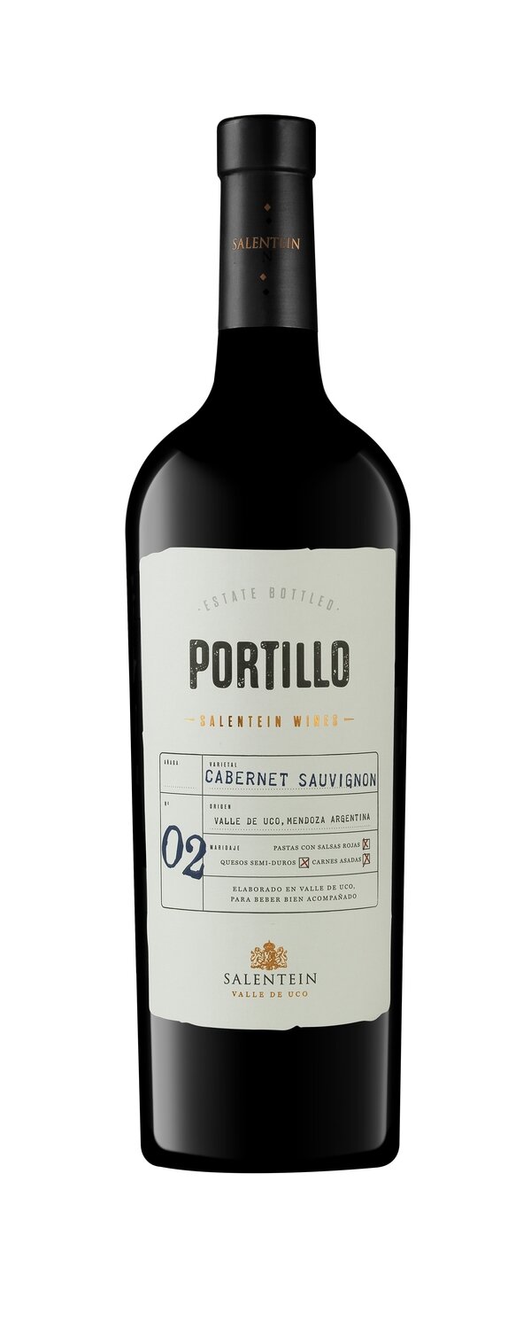Vino Portillo cabernet sauvignon x750cc