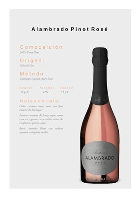 Alambrado espumante pinot rose x750cc