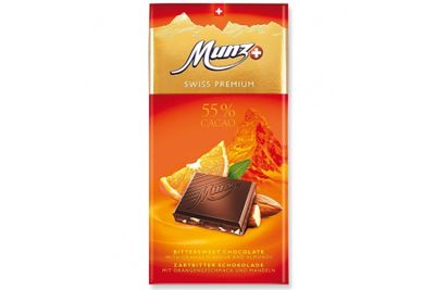 Munz chocolate orange almonde x100g
