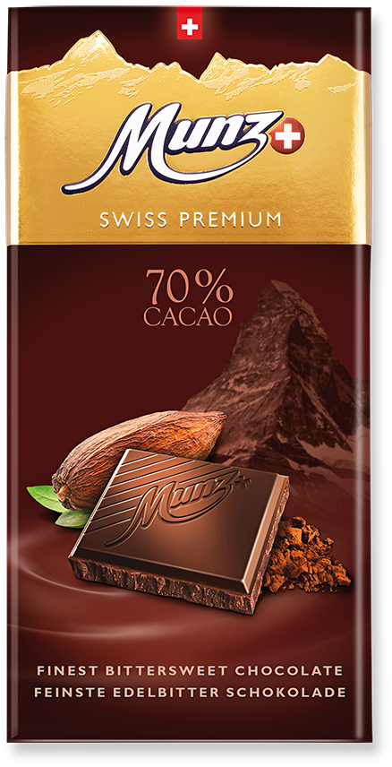 Munz chocolate dark 70% x100g