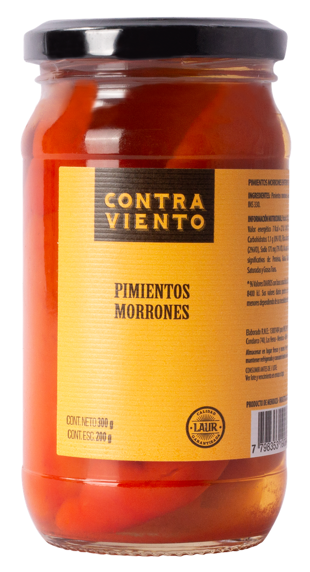 Pimientos morrones x300gr