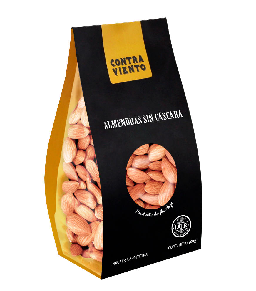 Almendras sin cascara x250gr