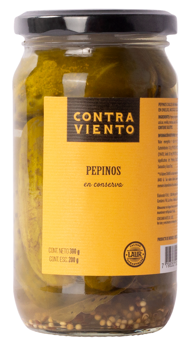 Pepinos agridulces x300gr