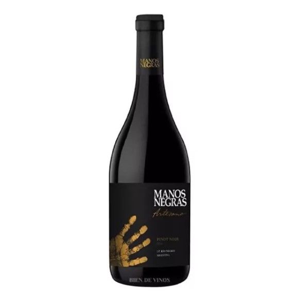 Vino Tinto Manos Negras Artesano Pinot Noir x750cc