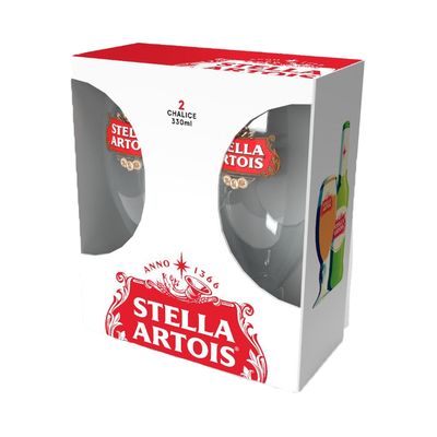 Two Pack Copa Stella Artois x300cc
