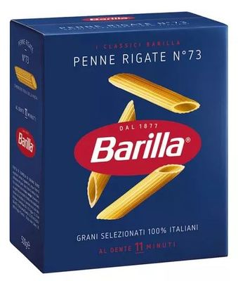 Fideo Barilla Penne Rigate x500g