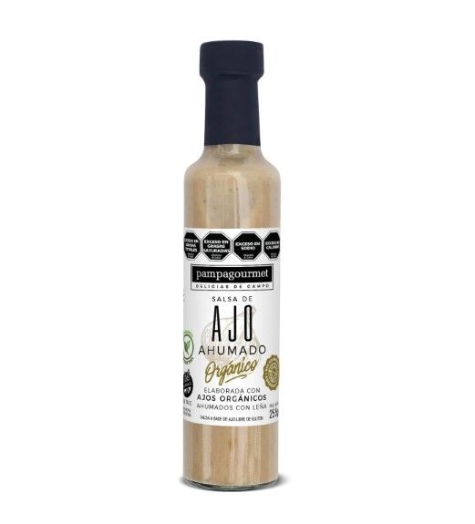 Ajo ahumado organico Pampa Gourmet x255gr