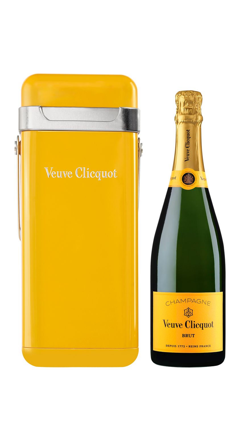 Champagne Veuve Clicquot brut estuche cooler x750cc