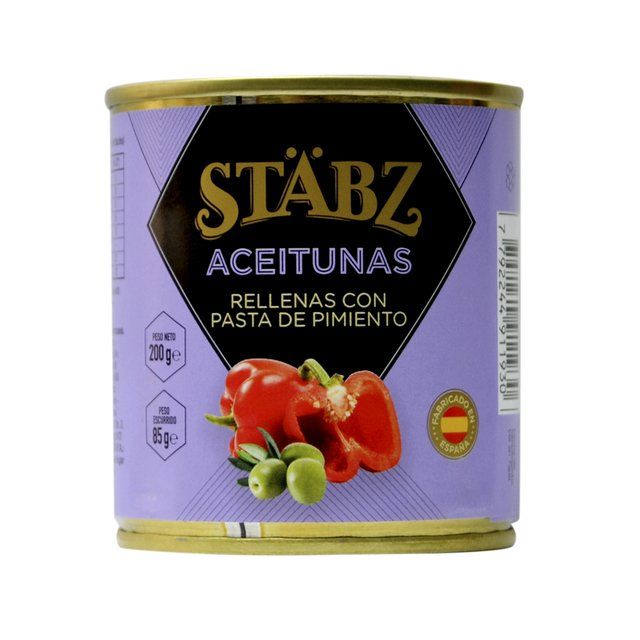 Aceitunas Stabz Rellenas con Pimiento x200gr