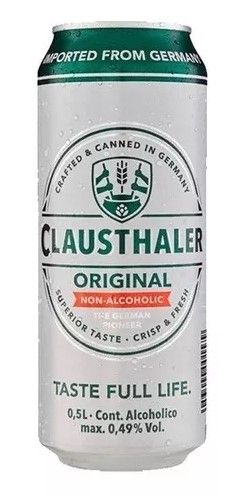 Cerveza Clausthaler Sin alcohol Lata x500cc