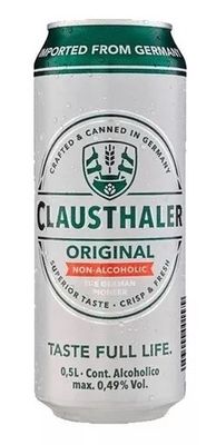 Cerveza Clausthaler Sin alcohol Lata x500cc
