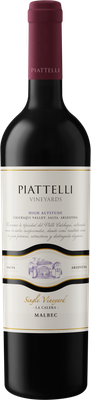 Vino Piattelli single vineyard malbec salta x750cc