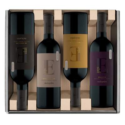 Estuche Las Perdices Exploracion 4 bot malbec x750cc