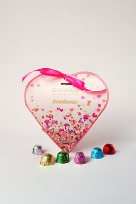 Gouher caja corazon rosa x 80gr