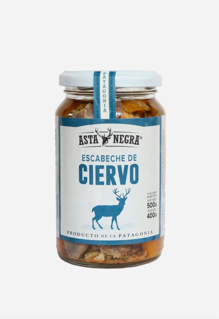 Asta negra escabeche ciervo x500gr