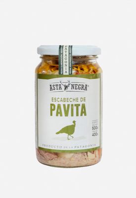 Asta negra escabeche pavita x500gr