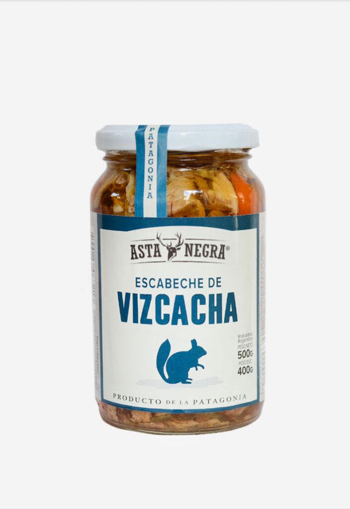 Asta negra escabeche viscacha x500gr