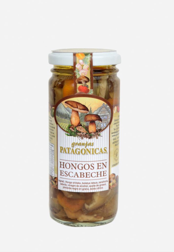 Granjas patagonicas escabeche hongo x220gr