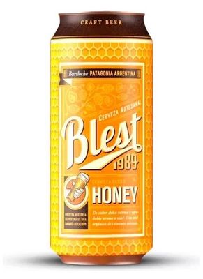 Cerveza blest honey lata x473cc