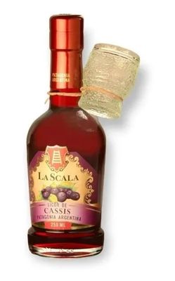 La scala licor cremoso cassis + vaso x250cc