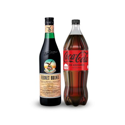 KIT FERNET BRANCA x750cc + COCA COLA ZERO