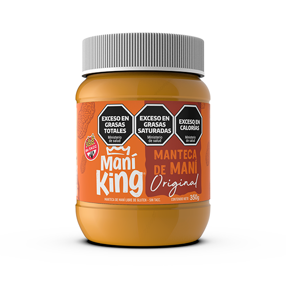 Manteca de mani king original x350grs