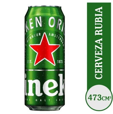 Cerveza heineken lata x473cc