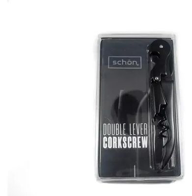 Schon sacacorchos doble impulso schon gunnmetal