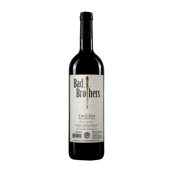 Vino Bad brothers facon petit verdot x750cc